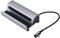 Dock Station for Steam Deck, 6 in 1 Multi Port Expansion Docking Station, 3 USB 3.0, RJ45, HDMI 4K, 100W Fast Charging, 1000M/s Gigabit Ethernet (Silver)
