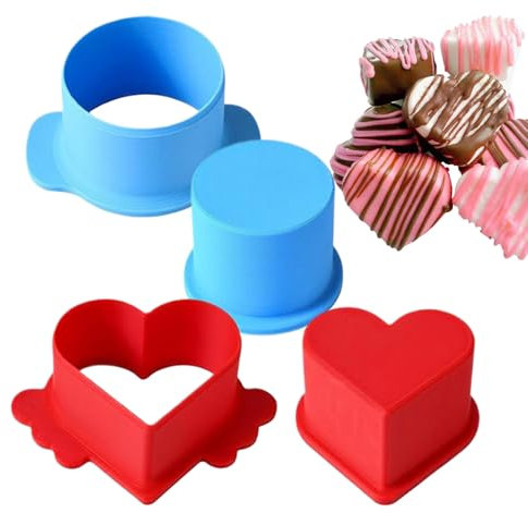 Cake Pop Cutter - Runde Kuchen -Pop -Form -Werkzeug, Einfacher Kuchenball -Shaper | Dessert Backformen, Süßigkeiten Lollipop -Hersteller, Einheitliche Kuchen -Pop -Presse, Nicht -Stick -Backwerkze