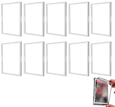 10 Portacard: Protettore Carte e Custodie Top Loader 35PT per Carte da Collezione, Rigide per Carte da Scambio, Standard e Sportive