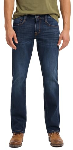 MUSTANG Jeans Herren Stretch Oregon Bootcut Jeanshose Hose Denim | Schwarz Blau 30 31 32 33 34 36 38 40 42 44