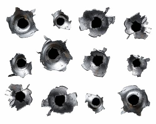 AdriLeo – Aufkleber-Set – Einschusslöcher Bullet Holes - Deko Autoaufkleber Sticker Laptop