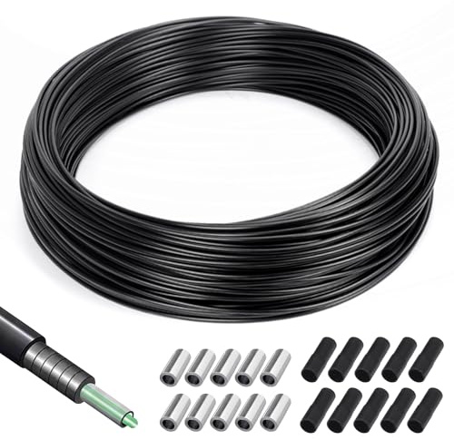 Cavo Freno Bicicletta, 10 Metri Set Di Cavi Freno Bicicletta, Ø5mm Guaina Cavo Freno Bici Con 20 Tappi Terminali, Cavo Del Freno Della Bici Per Mtb Montagna E Biciclettas Da Strad, Nero