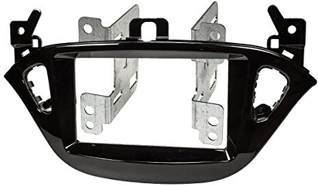 tomzz Audio 2439-153 Doppel DIN Radioblende HQ kompatibel mit Opel Corsa E ab 2015 Adam ab 2013 Piano Lack schwarz