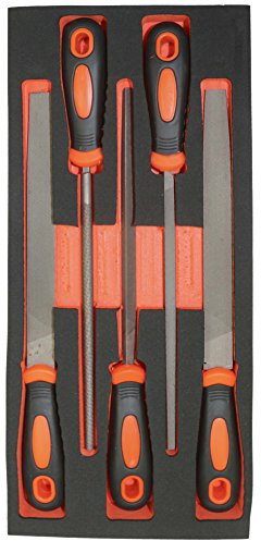 Fischer DAREX 810911 Modul-Aufbewahrungsbeutel bestehend aus 5 Feilen, schwarz