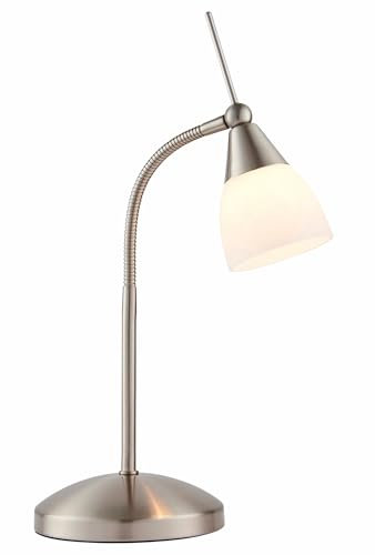 33W Satin Chrome and Glass Touch Dimmable Adjustable Task Table Desk Lamp