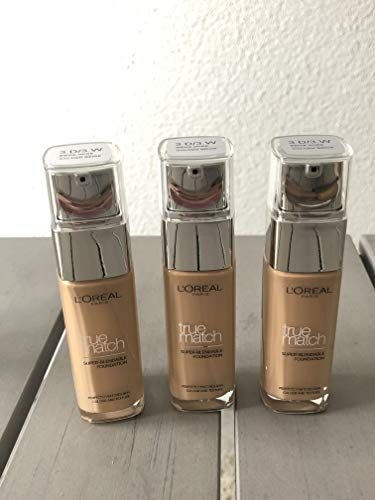 Loreal True Match Foundation 3er Pack (3.D/3.W Golden Beige)