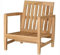Teako Design Lounge Sessel Udine Teak Massivholz Gartenmöbel Sitzmöbel Gartenzubehör Sitzgelegenheit