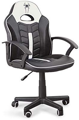 Home Heavenly®- Silla Gaming Win, Silla giratoria para niños, niñas, sillón Gamer con Ruedas ergonómico diseño Moderno, para Estudio, habitación Juvenil Escritorio, en tamaño pequeño (Blanco)