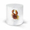 WD Lifestyle Bicchiere in vetro borosilicato. Capacità 250 ml. Decoro granchio.