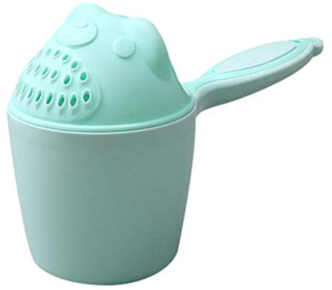 Rince Tête Bébé - Arrosoir de bain pour cheveux bébés enfants - Tasse gobelet de rinçage pour le shampoing - Accessoire douche bain Bain Rince-tête pour Bébé Shampooing Tasse Bain de Bébé (GN)
