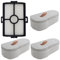 Fre.Filtor Replacement Filter Kit for Shark HZ500 HZ500UK HZ500UKT Anti Hair Wrap Corded Stick Vacuum Cleaner-1 HEPA Filters, 3 Foam & Felt Filters