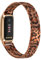 Vanjua Metallband für Fitbit Luxe Bänder Damen Herren, Edelstahl Mesh Loop Verstellbares Magnetarmband Ersatzband Kompatibel mit Fitbit Luxe Fitness- und Wellness-Tracker (Leopard)