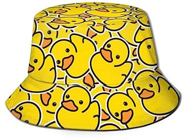 dalerno Lustiger Hut Fischer Hut Sommerhut modischer Bucket Hat Eimerhut Outdoor-Anglerhut Gummienten Hut Ente Party Hut Junggesellenabschied