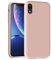 TAXXOE Silicone Case Compatible with iPhone XR Case Soft Ultra Slim Protective Shockproof Liquid Silicone Phone Case, Anti-Scratch Microfiber Lining, 6.1 Pastel Pink