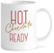 MeLifestyle Kaffeetasse Tasse Becher Weihnachtstasse Motiv Hot Chocolate | Keramik 330ml | Geschenk, Freunde, Familie, Schokolade, Kakao