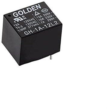 2PC 10A4-Pin 12V kleine Haushaltsgeräte GH-1A-12L2 Leistungsrelaisanwendung USV-Ultra-Kleinrelais Ersatzteile