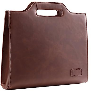 LIFKOME Maletín De Hombre Retro De Pu Para Negocios Bandolera Organizadora De Documentos Mochila De Mensajero Para Uso Diario Bolsa De Almacenamiento Exterior