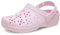 Crocs Unisexe Enfant Classic Floral Cut Out Clog K Sabots, Pink Milk, 29/30 EU