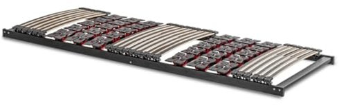Luxusbetten24 Teilteller Lattenrost Lucas 100x200 Kopf- und Fußteil verstellbar