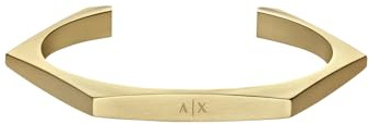 Armani Exchange Bracciale aperto in acciaio inossidabile da uomo