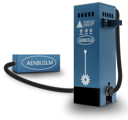Kit modulo laser 5W potenza ottica con aria assistita, AENBUSLM 40W 45mm fisso Focus Balance incisione e testa di taglio, 450nm incisore laser testa modulo per macchina incisore laser
