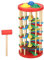 Gonetre Colorful Wooden Knock Ball Ladder Ball Drop Toy Hammering Pounding Development Toy Kids Children Toddler Preschool Montessori Toys for 3 4 5 6 7 Year Old Boys Girls