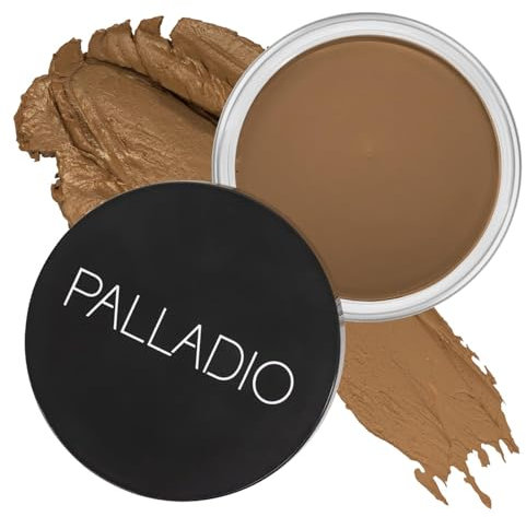 Palladio Bronzer Creme für Gesicht und Haut, creates a Kissed Glow, infused with Aloe & Cocoa Butter, Buildable Coverage, Vegan Formula, Cruelty Free, Suitable for all skin types (Toasted Almond)