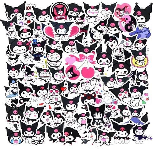 100pcs Kurom Stickers, Game Stickers Waterproof Vinyl Cartoon Sticker for Party Bags Water Bottles Laptop Luggage Scrapbook Guitar