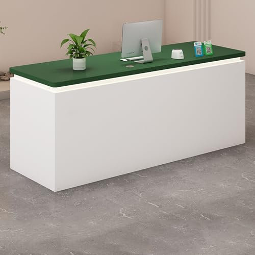 Moderne Empfangstheke mit Verkaufstheke, kleine Bartheke für Messen, Empfangsmöbel für Büro, 80 cm