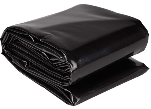 Yopappol Membrana de Estanque Grande 3x4m 4x5m 5x5m 6x8m Lona de Base de HDPE, película de Sellado Revestimientos de Estanque Koi Reforzados para estanques de jardín, Piscinas, acuicultura(7x8m)