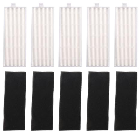 Yindhgdr NEW 5pcs sponge + 5pcs Hepa filter for replacement A4 robot vacuum cleaner
