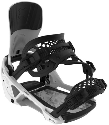 Bent Metal Lightning Supermatic Snowboard Bindungen weiß M