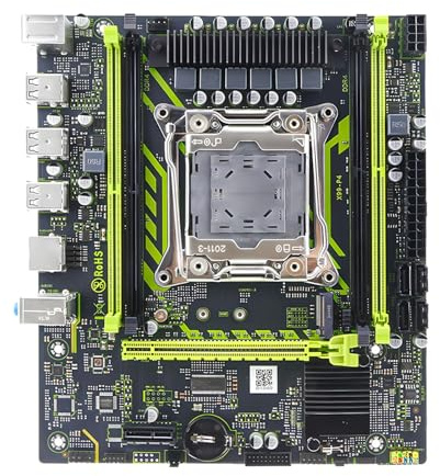 RUNZTXZH Set di schede Madri X99 P4 con E5 2650 V3 e DDR4 a Doppio Canale 16Gx1 2133MHz ECC for Computer da Gioco