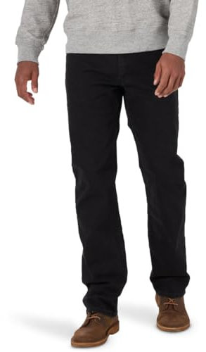 Wrangler Herren Regular Fit Comfort Flex Waist Jeans, Schwarz, 35W / 30L