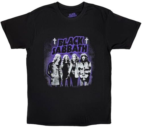 Black Sabbath T Shirt Masters of Reality Group Band Logo Official Unisex Black XL