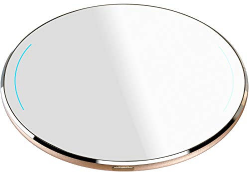 TOZO W1 Wireless Charger 10W Slim Aviation Aluminium Computer Digital Control Technology Fast Charger (without AC Adapter)