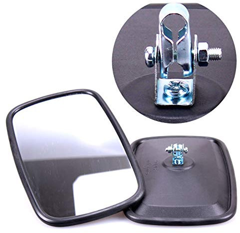 TRUCK DUCK® 2x Universal Rückspiegel 232x145mm Außenspiegel Seitenspiegel Set für Traktor Bagger LKW Wohnmobil