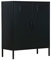 MaximaVida Metallspind Finn Schwarz 80 x 40 x 102 cm - 2 Regale
