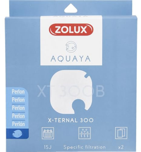 Zolux - Filtre pour Pompe x-ternal 300, Filtre XT 300 B perlon x 2. pour Aquarium. - ZO-330246