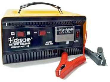 Trade Shop P817110 Chargeur de batterie 12 V et moto 6 V