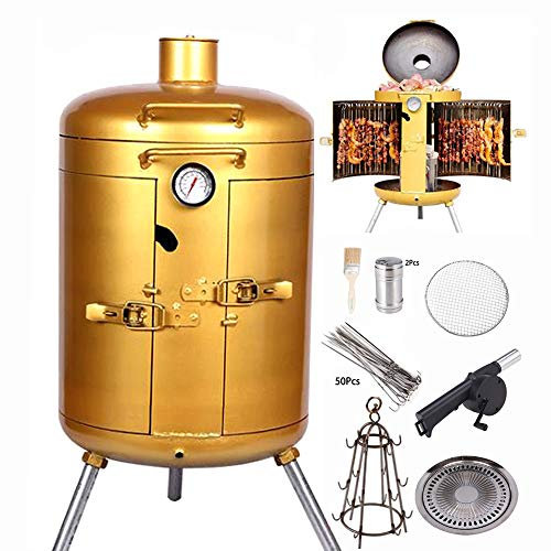 Estufa de barbacoa para colgar Parrilla de carbón para consumo y comercial Parrilla de barbacoa portátil, Estufa de barbacoa para interiores sin humo Herramienta completa de carbón sin humo ecológico.
