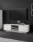Web Convenienza Mobile TV con 2 Ante a Ribalta - Made in Italy - Mobile Televisore con Ante Contenitore Collezione Carrare per Soggiorno Cucina Sala da Pranzo Design moderno e spazioso Marmo Bianco