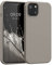 kwmobile Handyhülle für iPhone 13 Hülle, für iPhone 13 Case - Hülle Silikon - kabelloses Laden - Taupe
