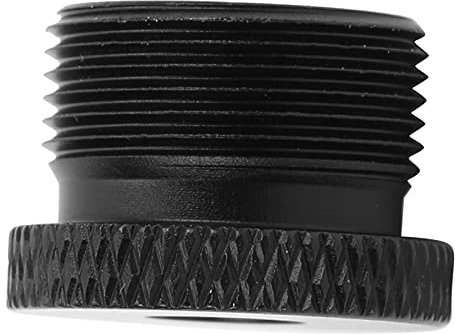 Goshyda Schraubadapter, Universal 1/4 Zoll Buchse auf 5/8 Zoll Außengewinde Adapter Aluminiumlegierung Mikrofonstativ Schraubadapter für Stative Kamera Monitore(Schwarz)