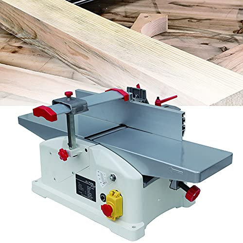 Thickness Planer, 6 Inch Portable Bench Top Woodworking Surface Planer Machine, for Wood Cutting Woodworking Enthusiast