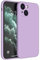 Mixroom - Cover Custodia Case per iPhone 13 Protezione Copre Fotocamera in Silicone TPU Opaco con Bordi Piatti Colore Lilla