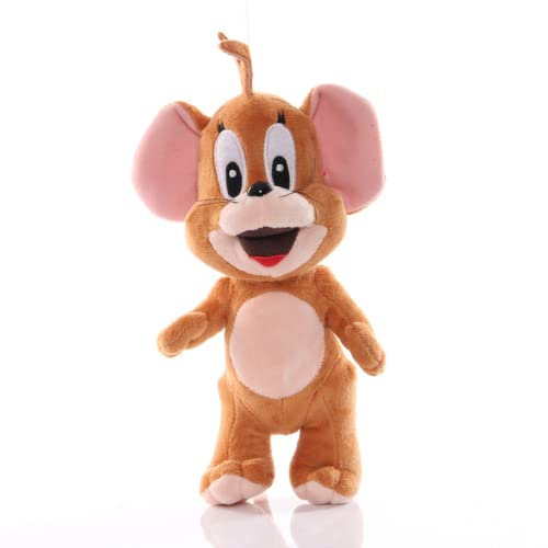 ZLMB 25Cm Cartoon Tom Cat Plüsch Jerry Maus Kawaii Gefüllte Puppen Weiche Tier Kissen Peluches Spielzeug Geschenke Für Kinder