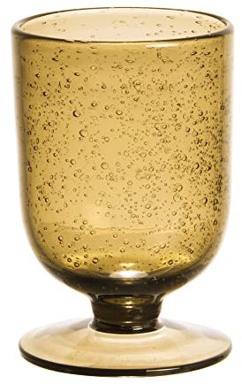 Table Passion - Verre à pied Gordes Bullé 25 cl ambre (lot de 6)