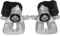 Huiruhy Paar Bremssattel mit Stellmotor Hinten 3C0615403 3C0615404 Kompatibel mit 3C2 3C5 B6 Links und Rechts