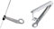 Westmark Rettich-/Spiralschneider mit langem Zentrierstab, Länge: 24 cm, Rostfreie Edelstahlklinge/Aluminium, Silber/Grau, 51302260 & Kirschenentkerner/-entsteiner, Länge: 14 cm, Silber